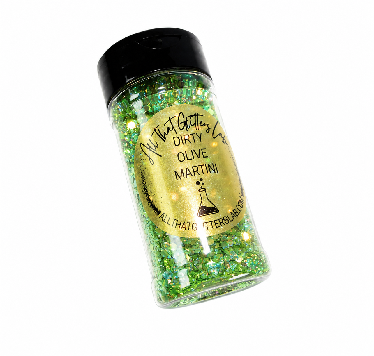 Dirty Olive Martini glitter