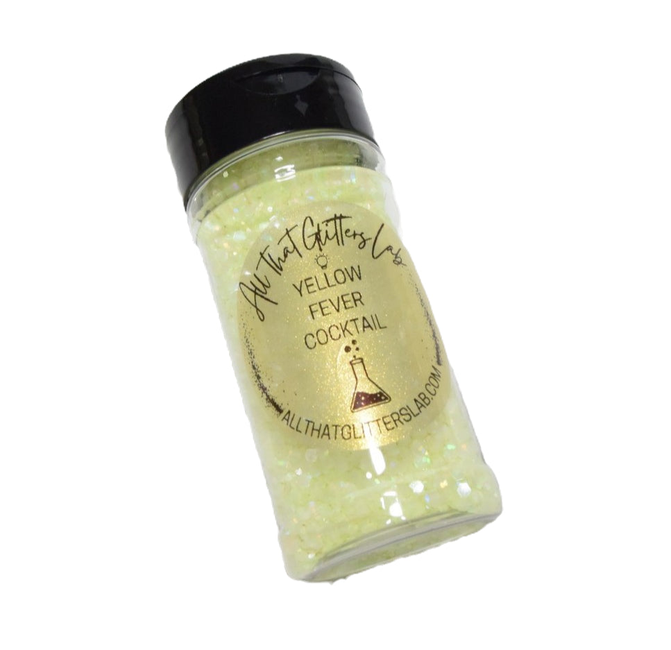 Yellow Fever Cocktail glitter