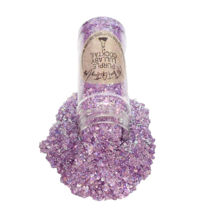 Purple Lullaby Cocktail purple chunky mix glitter