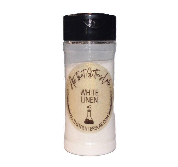 White Linen glitter