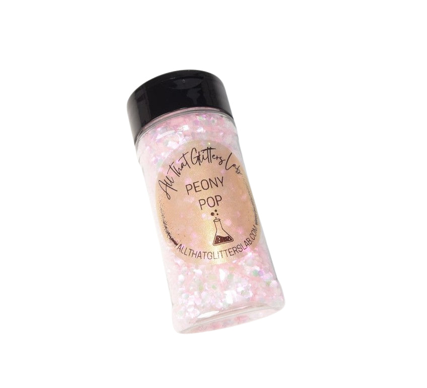Peony Pop pink chameleon chunky mix glitter