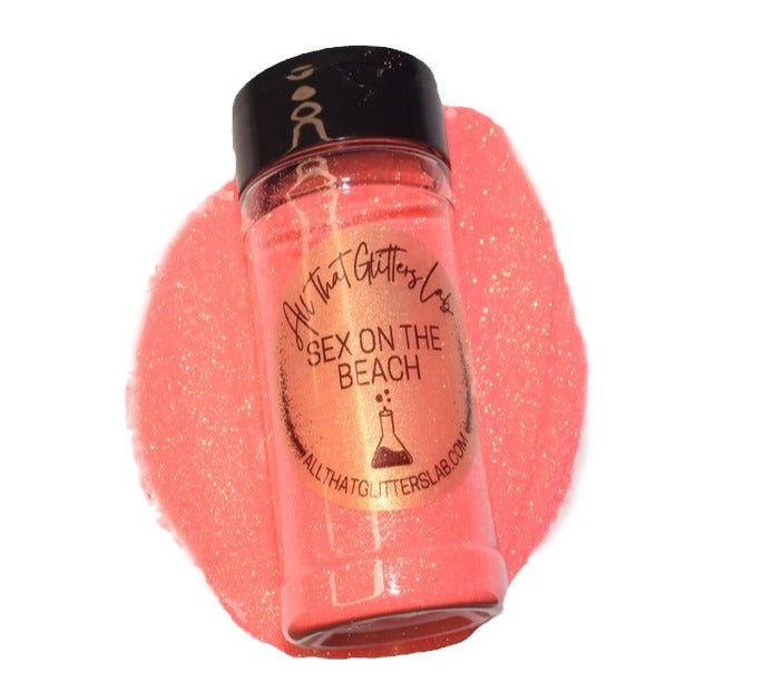 Sex on the Beach orange iridescent fine glitter
