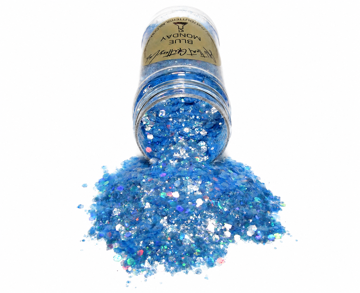 Blue Monday glitter