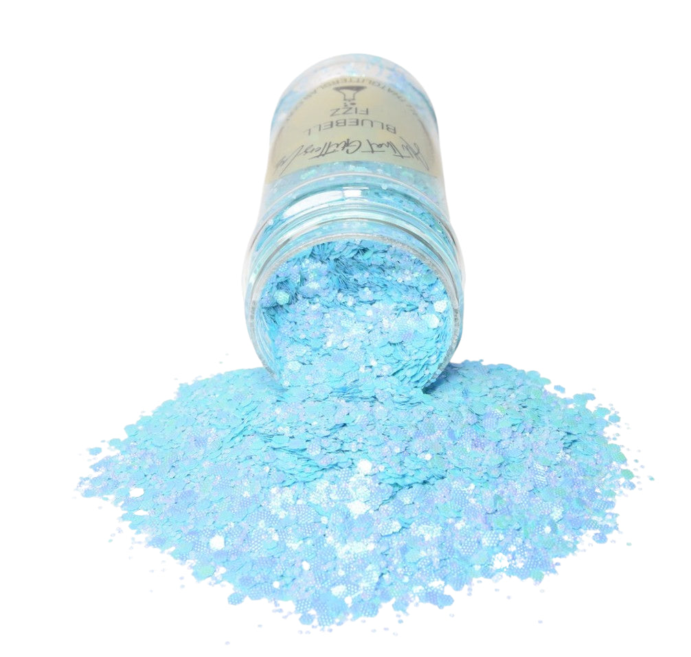 Bluebell Fizz blue chameleon chunky mix glitter
