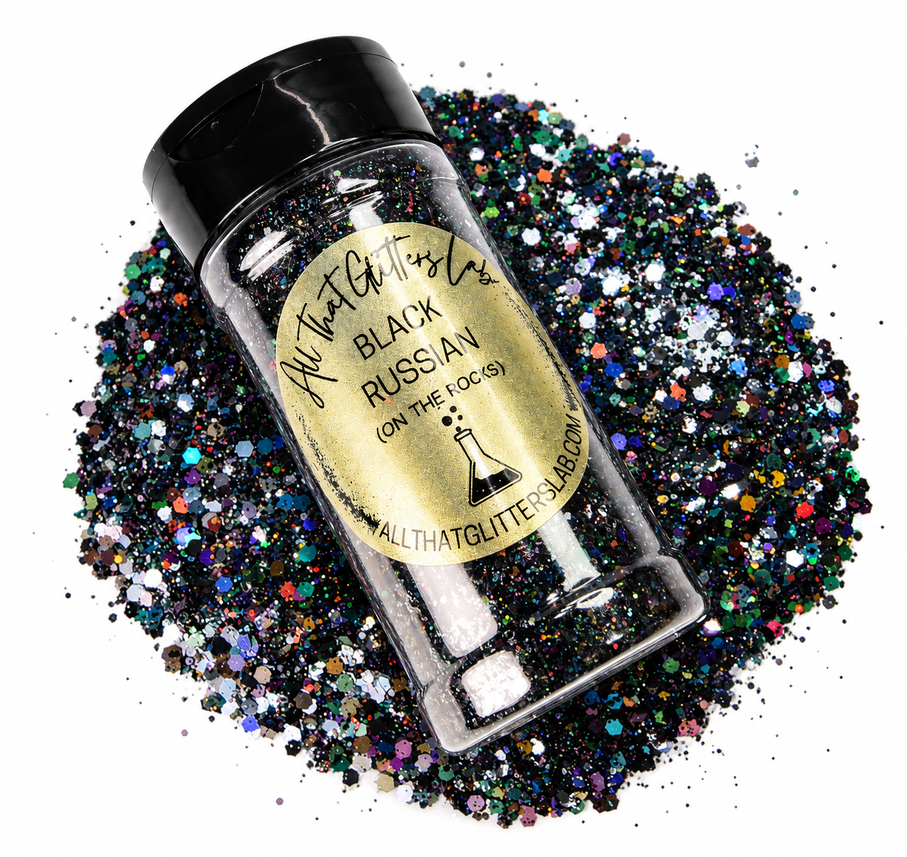 Black Russian (On The Rocks) glitter