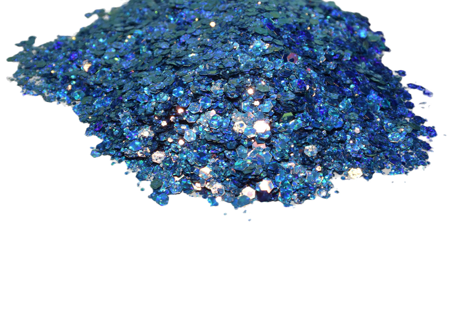 Umegave blue holographic chunky mix glitter