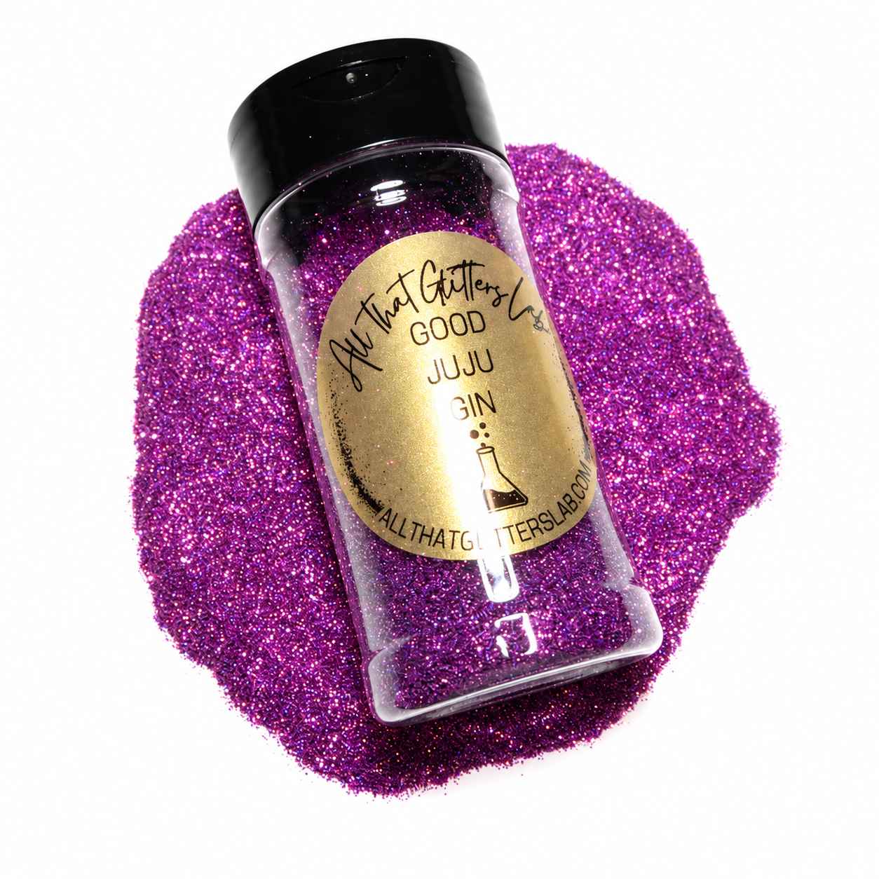 Good Juju Gin glitter