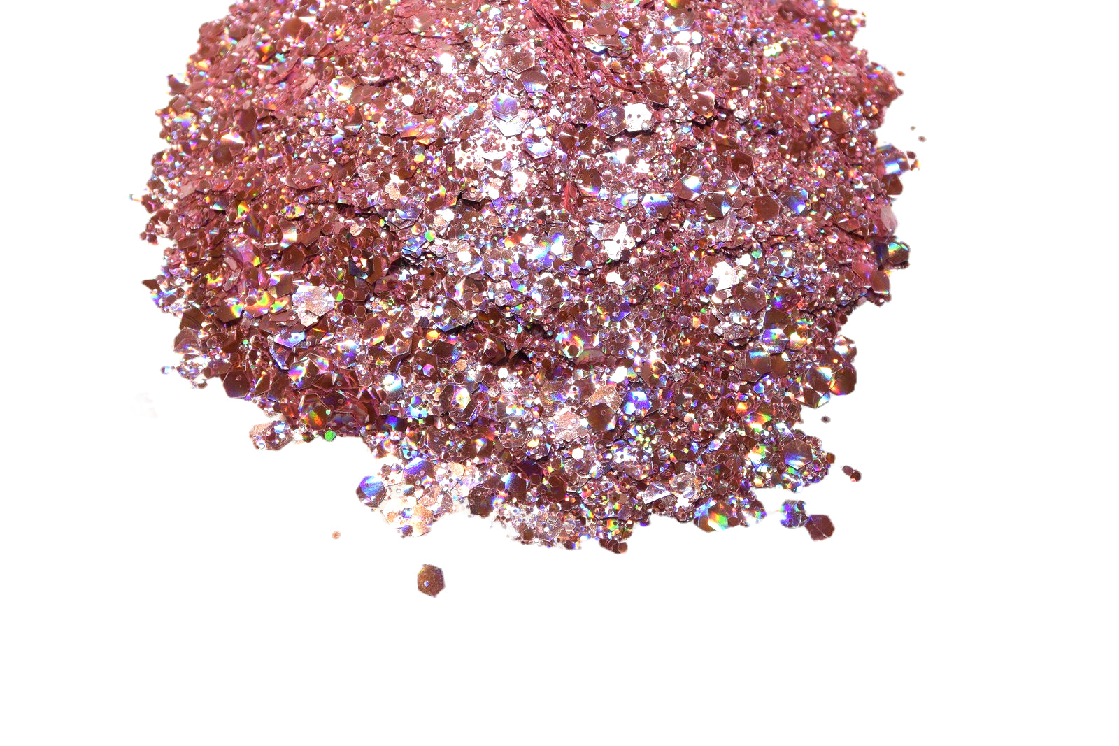 Woo Woo pink holographic chunky mix glitter