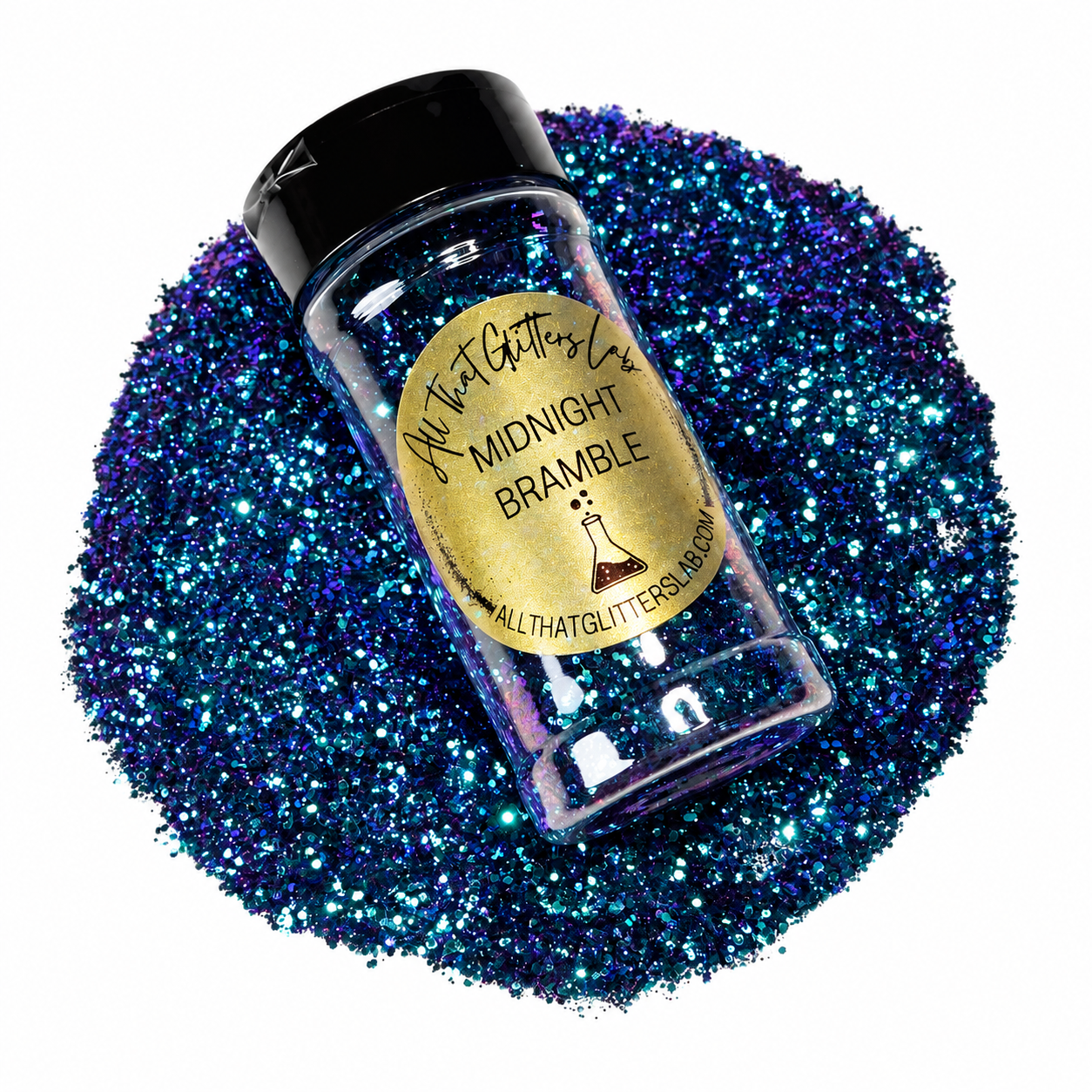 Midnight Bramble green chameleon chunky mix glitter