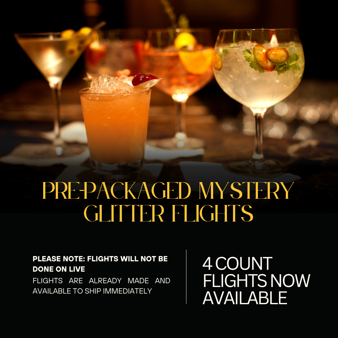 Pre-packaged Mystery Glitter Flights mystery flight