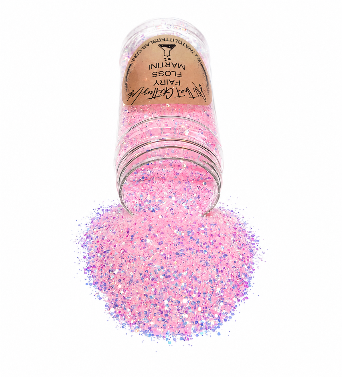 Fairy Floss Martini glitter