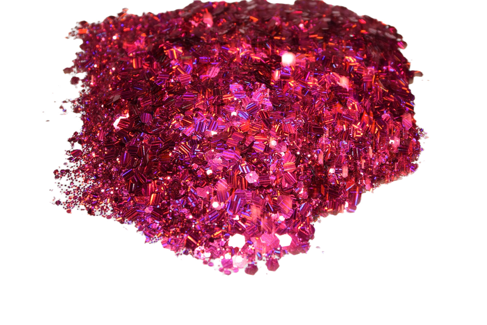 Lady In Red red holographic chunky mix glitter
