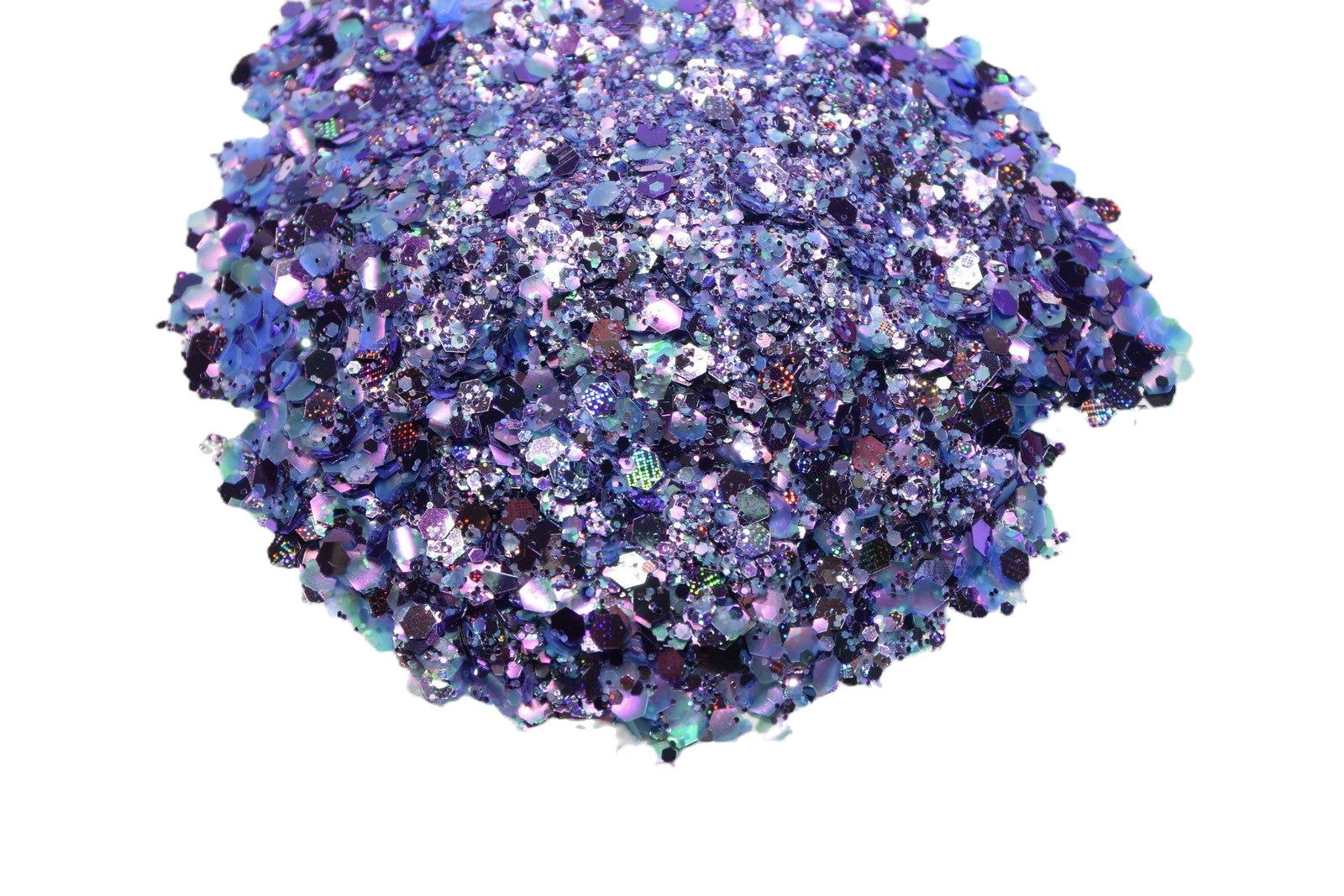 Lovelocked purple holographic chunky mix glitter