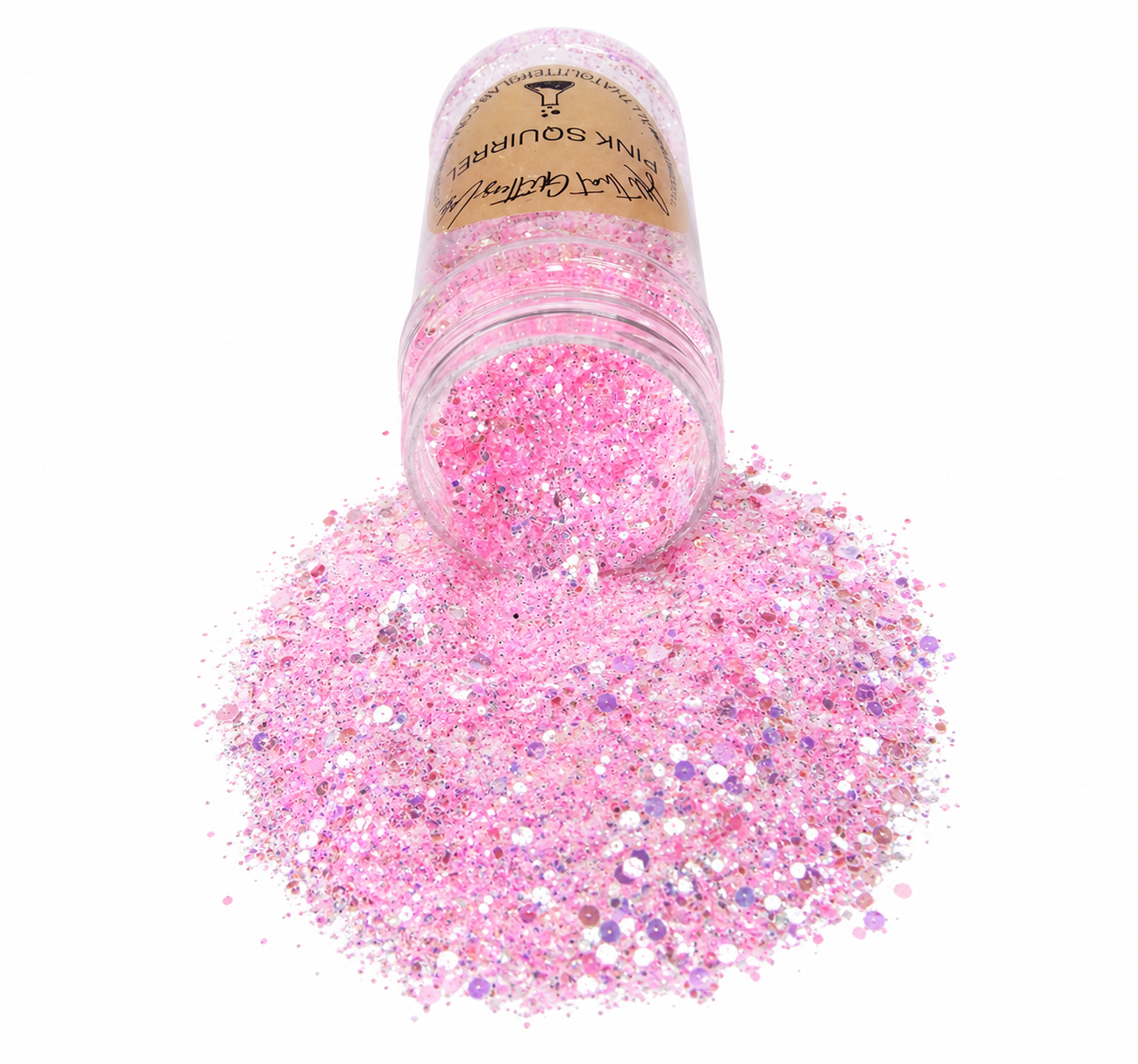 Pink Squirrel glitter