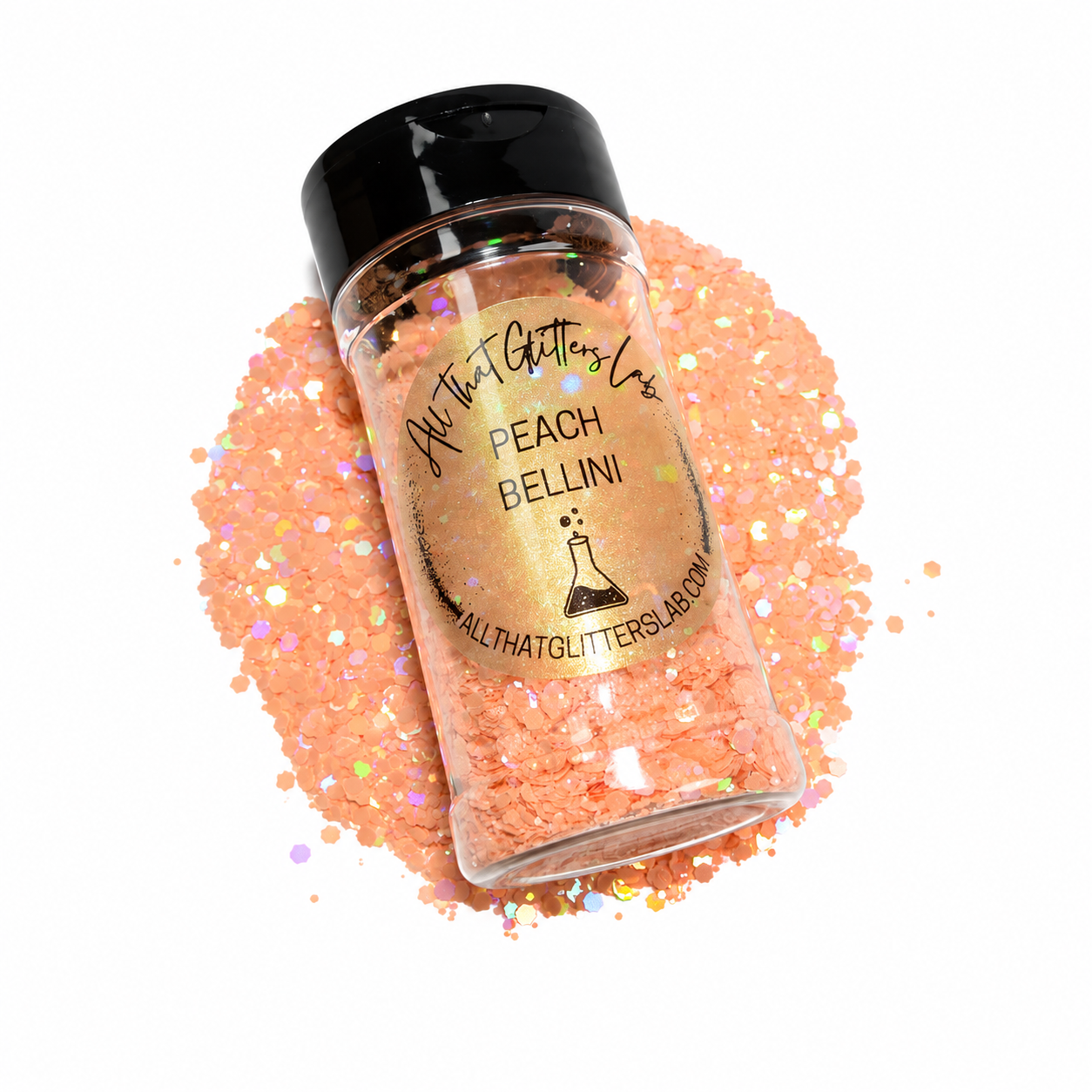 Peach Bellini glitter