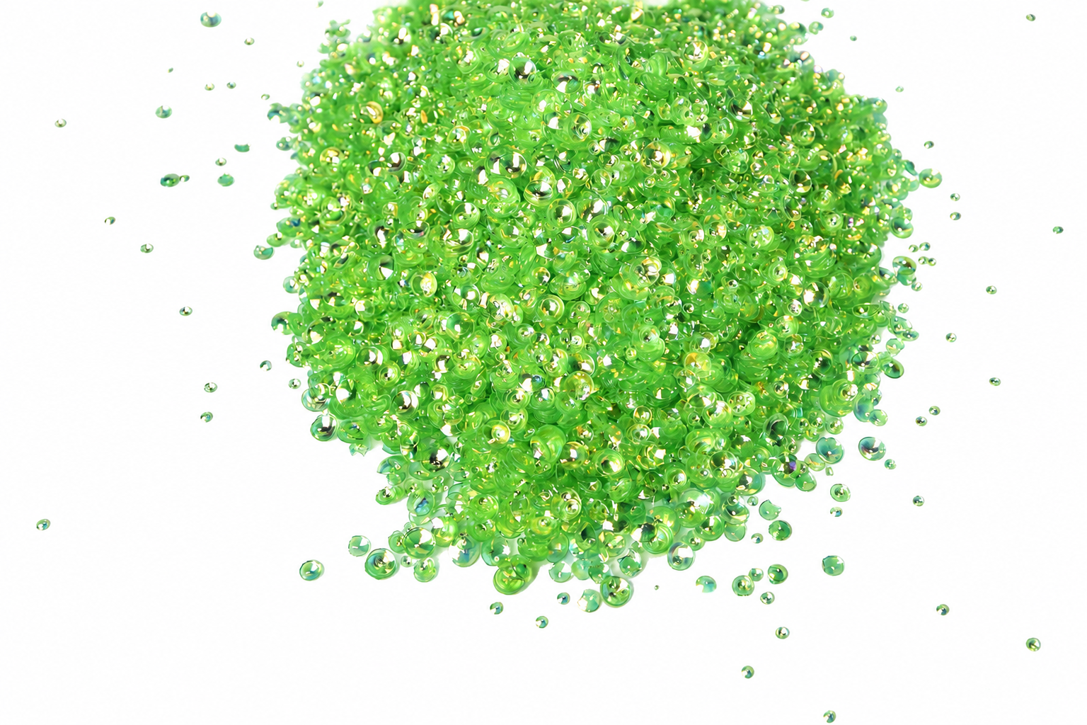Chartreuse Swizzle green neon chunky mix glitter