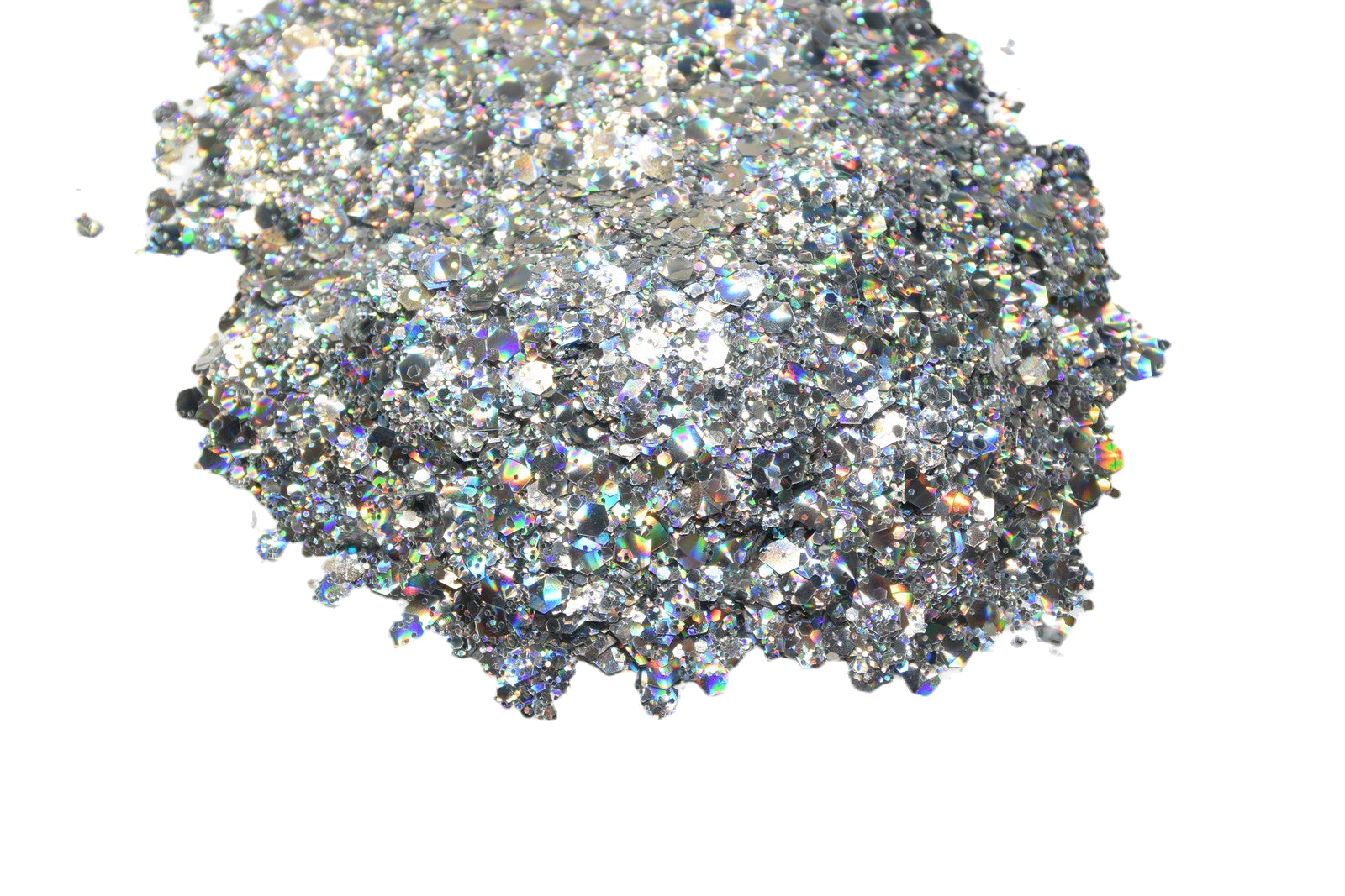 Last Word silver holographic chunky mix glitter