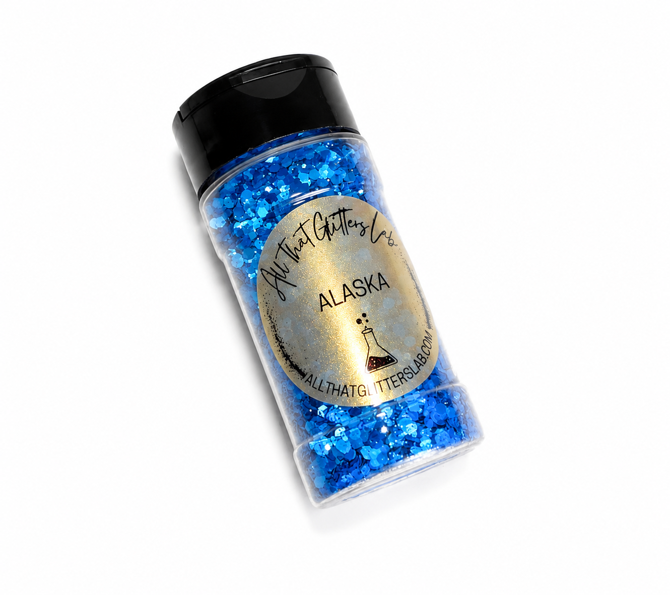 Alaska blue matte pearl chunky mix glitter