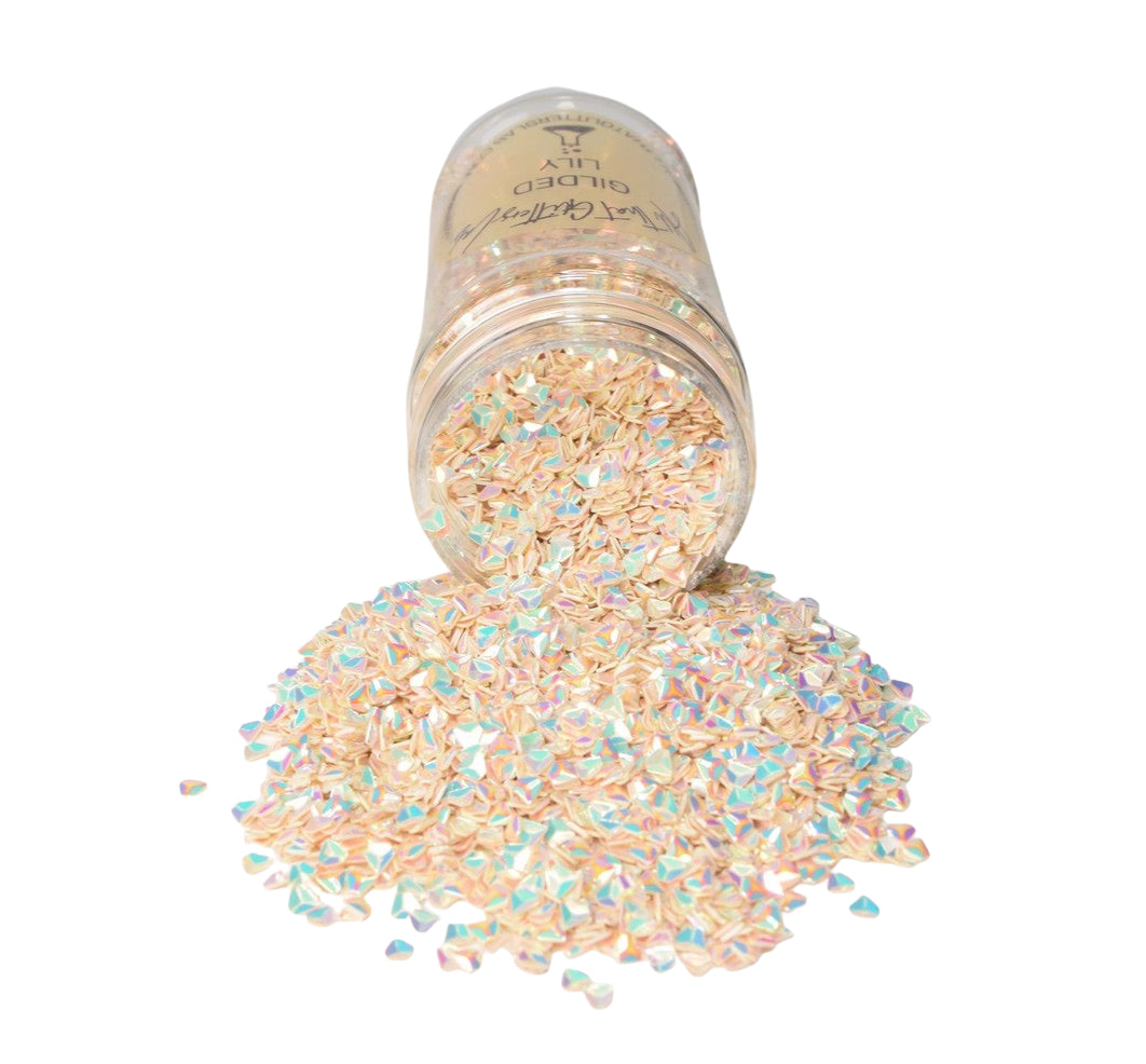 Gilded Lily gold iridescent glitter