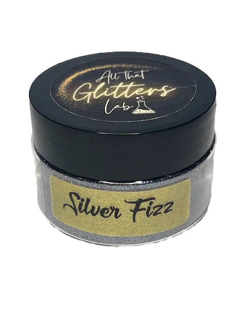 Silver Fizz silver metallic micro fine glitter