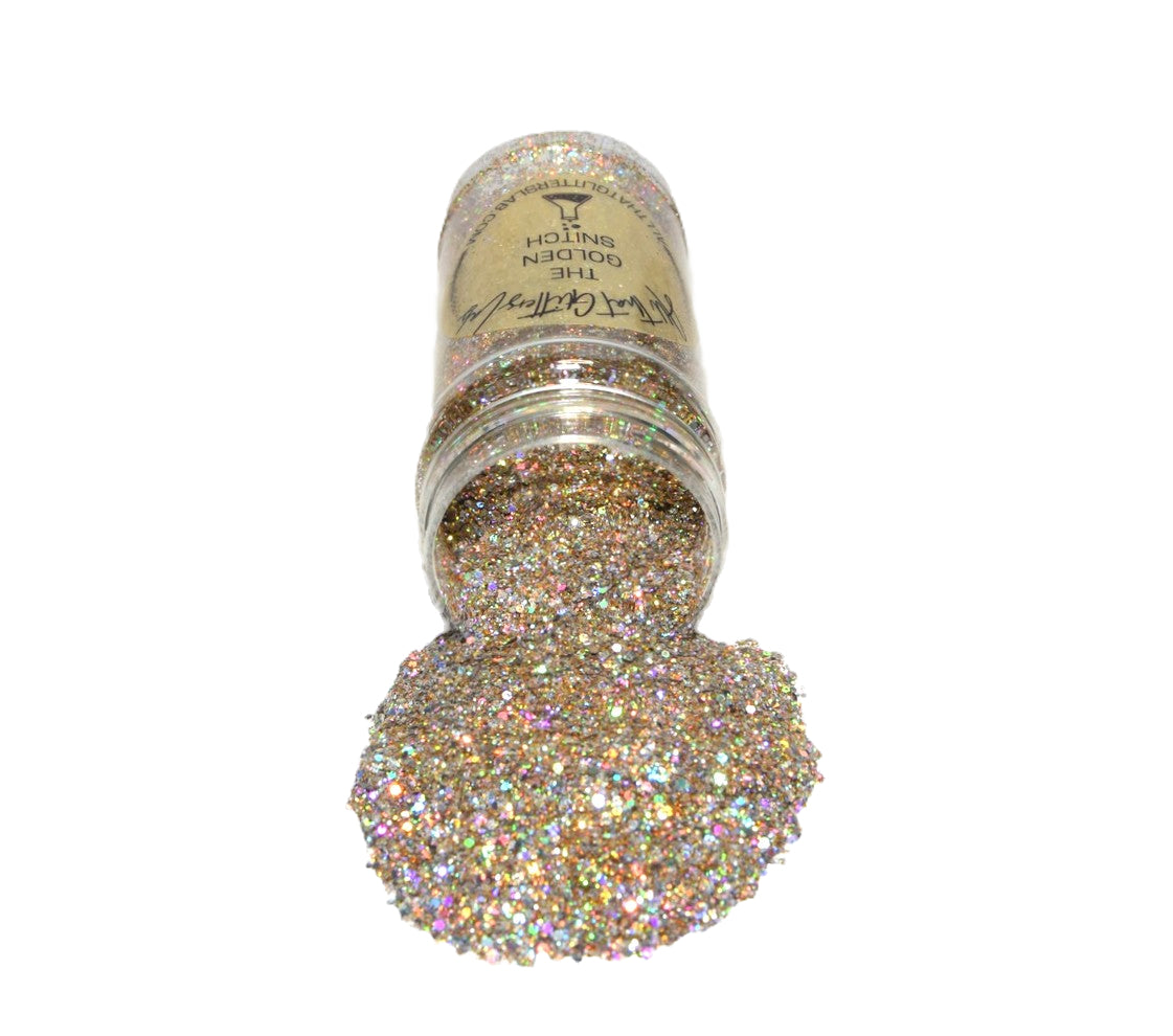 The Golden Snitch gold holographic chunky mix glitter