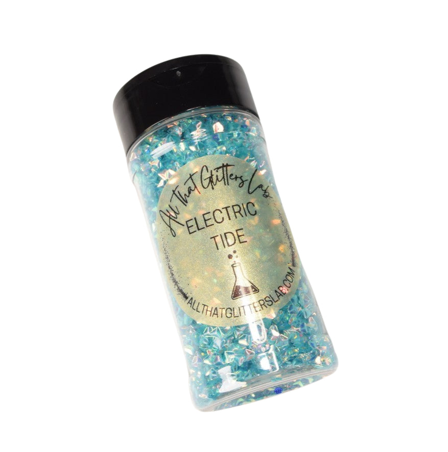 Electric Tide blue iridescent glitter