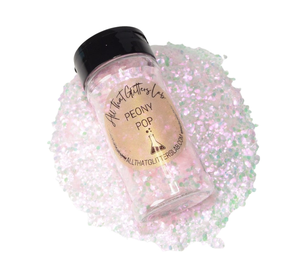 Peony Pop pink chameleon chunky mix glitter