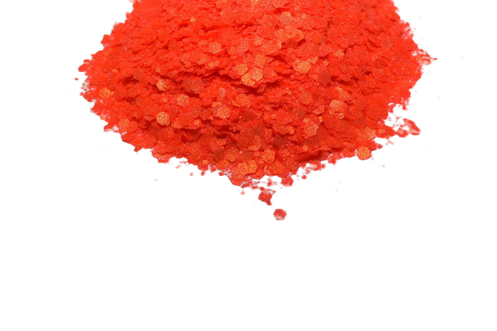 Burned & Bloody orange textured chunky mix glitter
