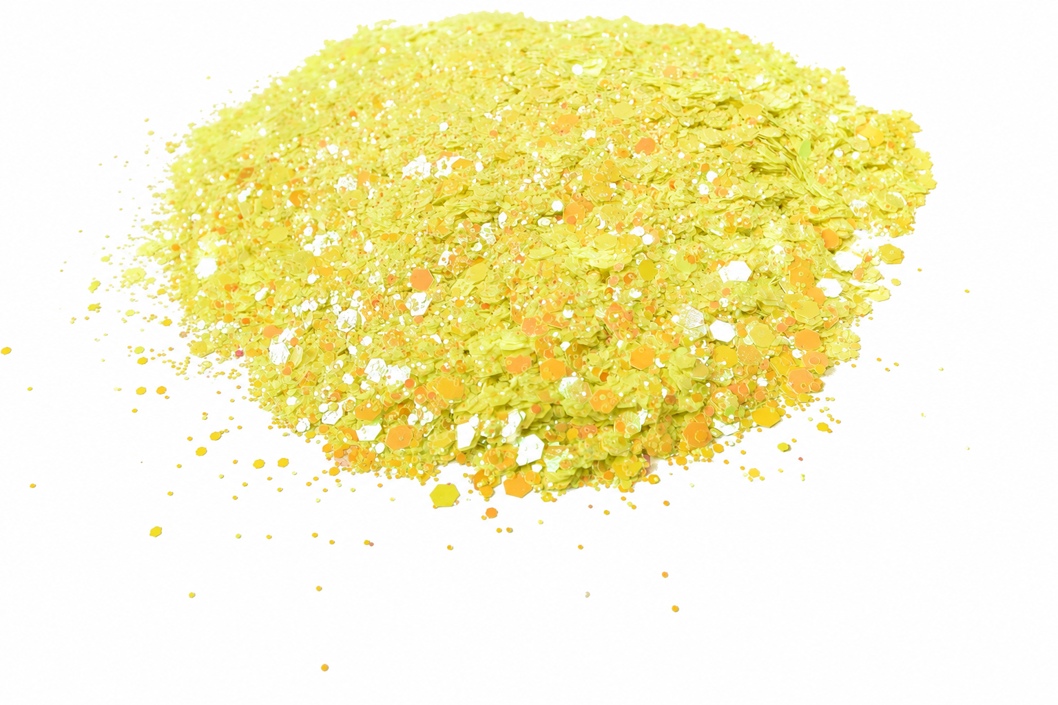 French Blonde glitter
