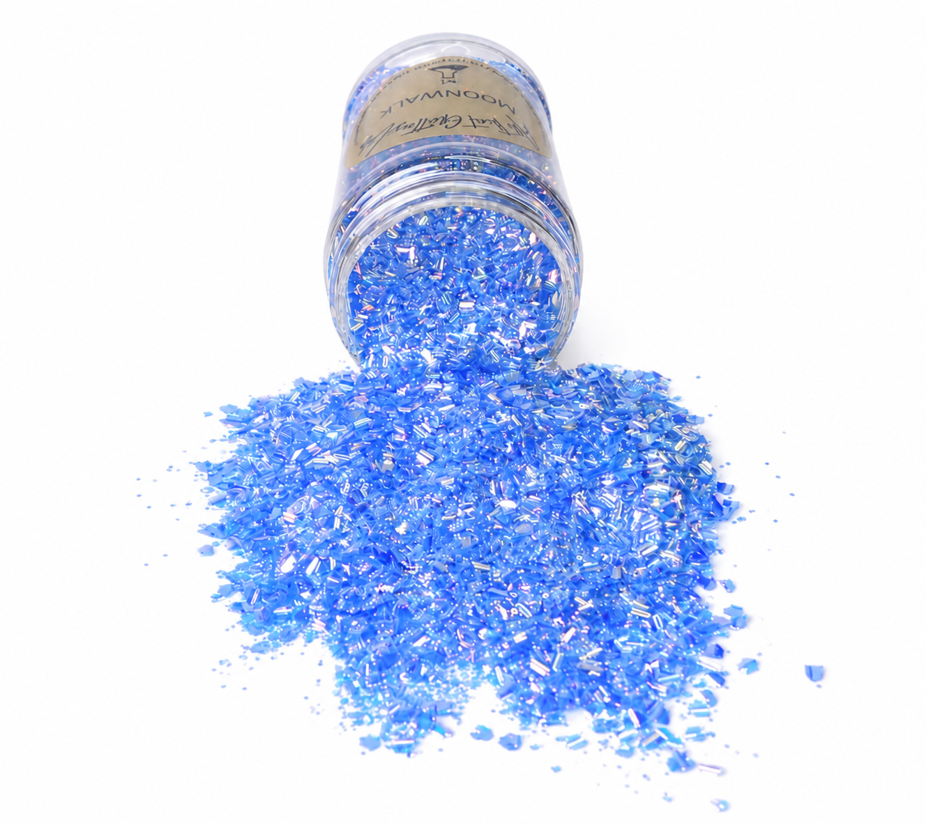 Moonwalk blue iridescent chunky mix glitter
