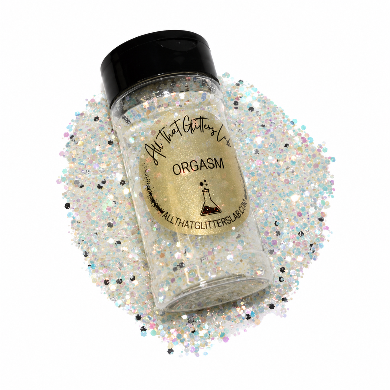 Orgasm glitter