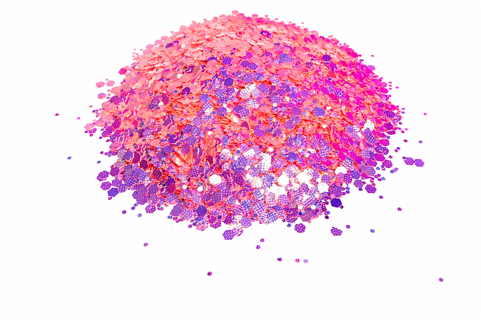 Tiki Tantrum orange chameleon chunky mix glitter