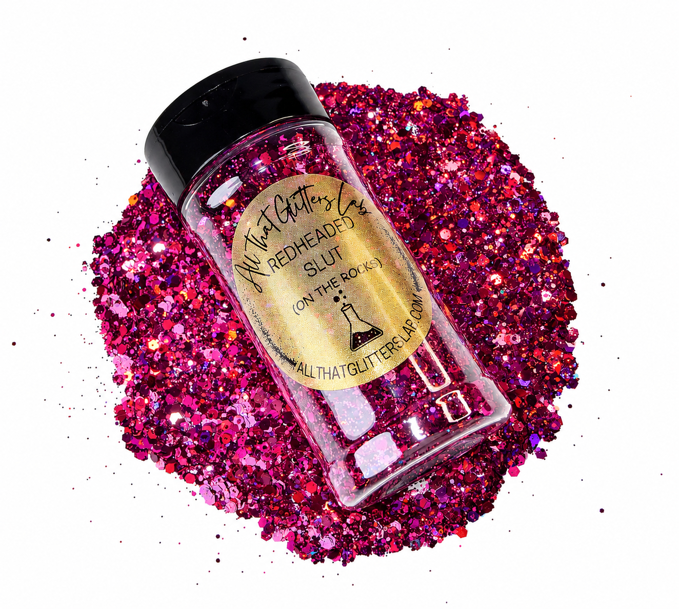 Redheaded Slut (On The Rocks) glitter