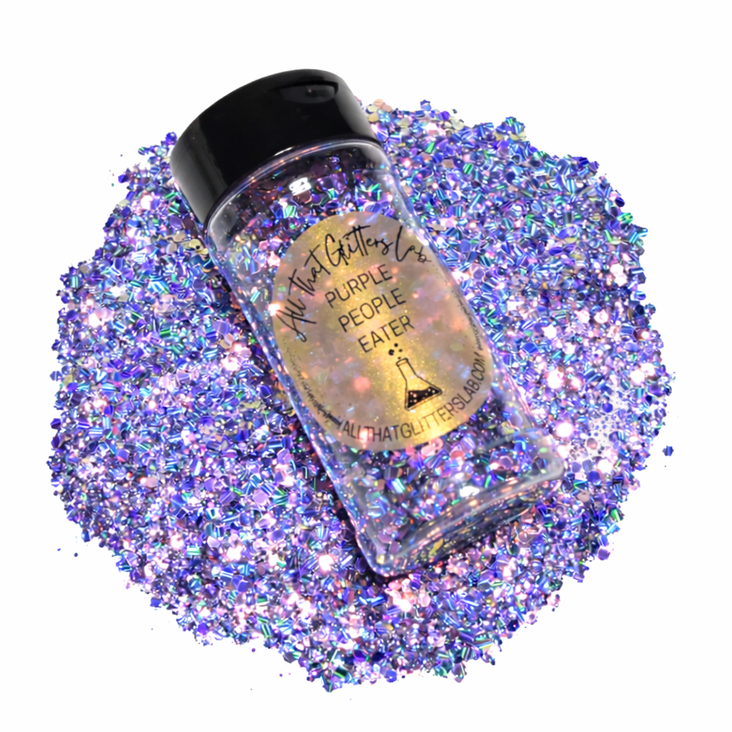 Purple People Eater purple holographic chunky mix glitter