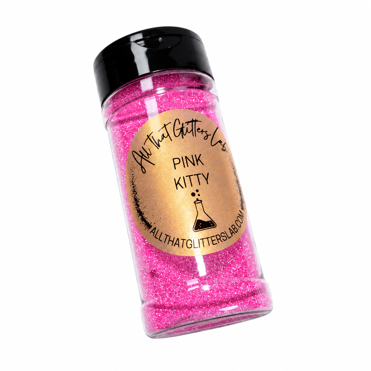 Pink Kitty glitter
