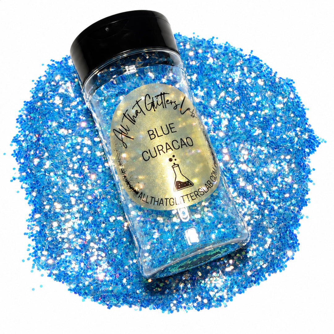 Blue Curacao glitter