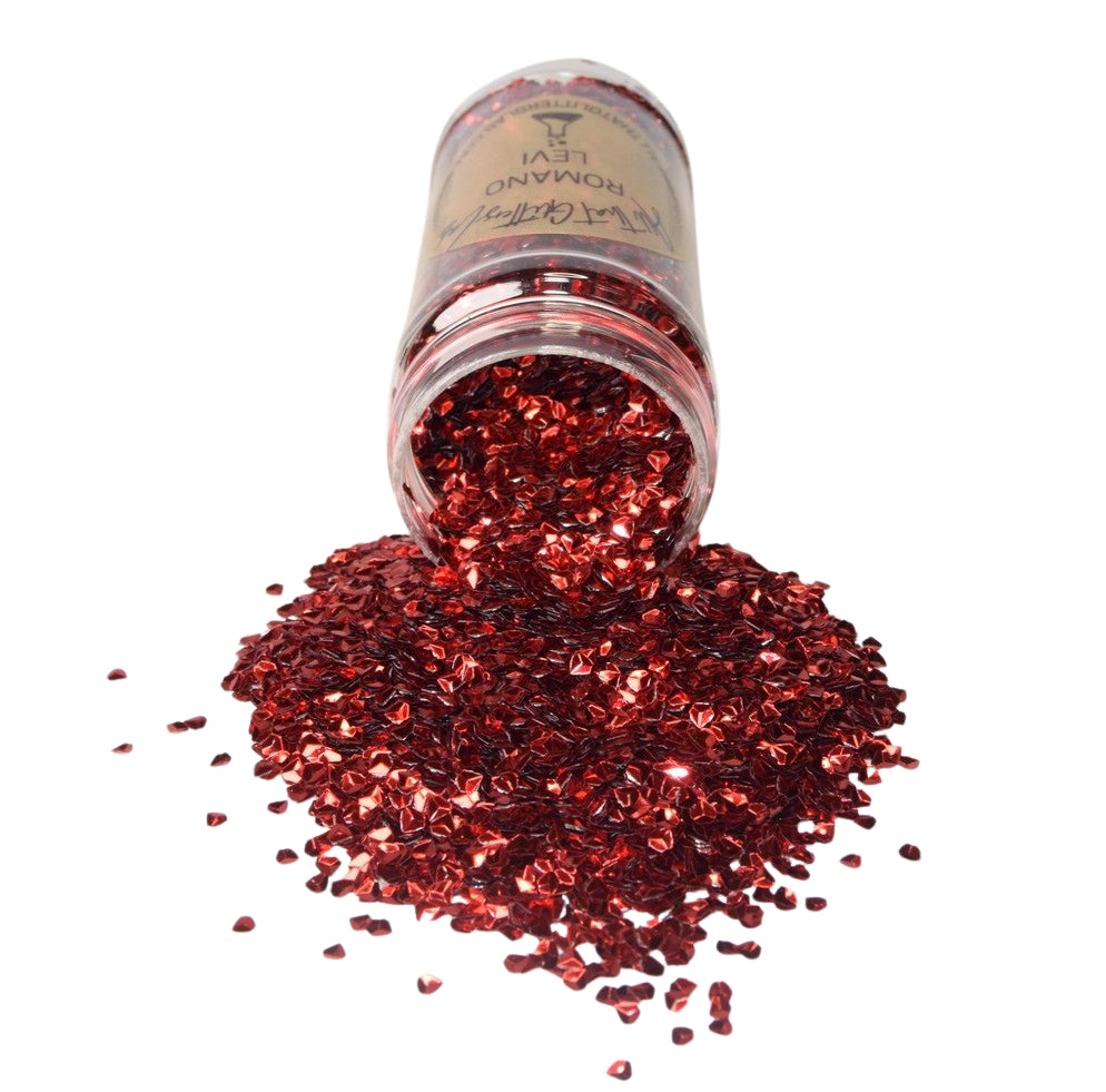 Romano Levi red diamond glitter