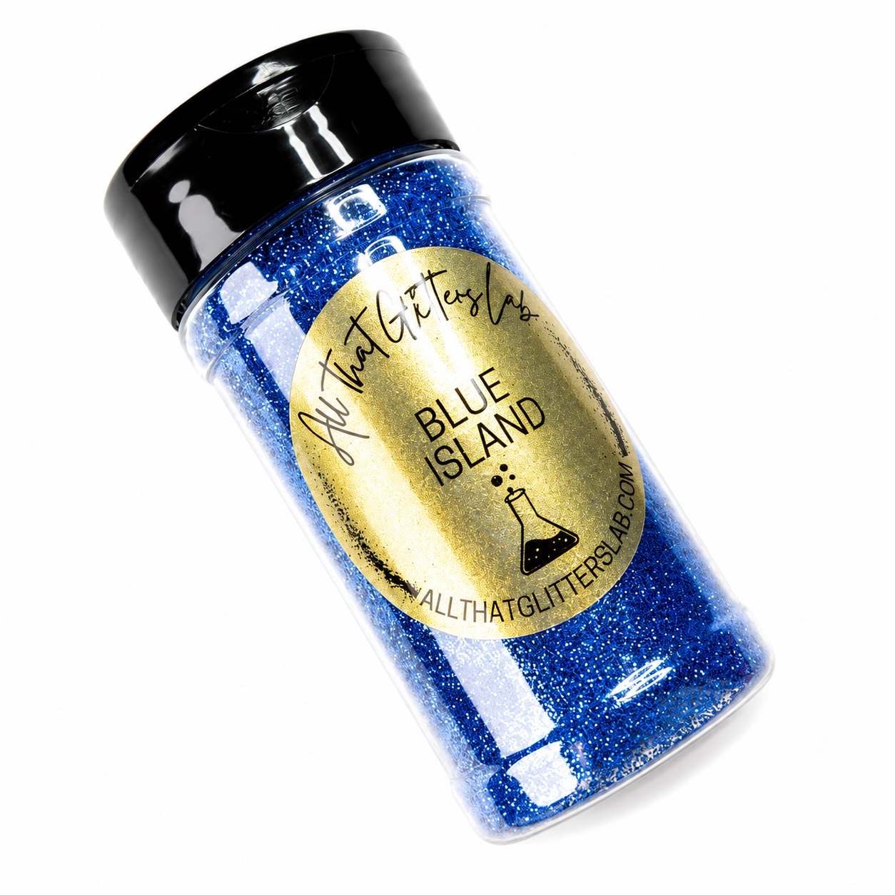 Blue Island glitter