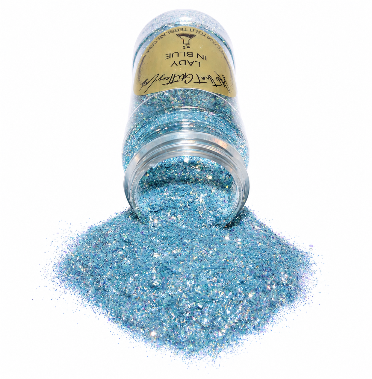 Lady In Blue glitter