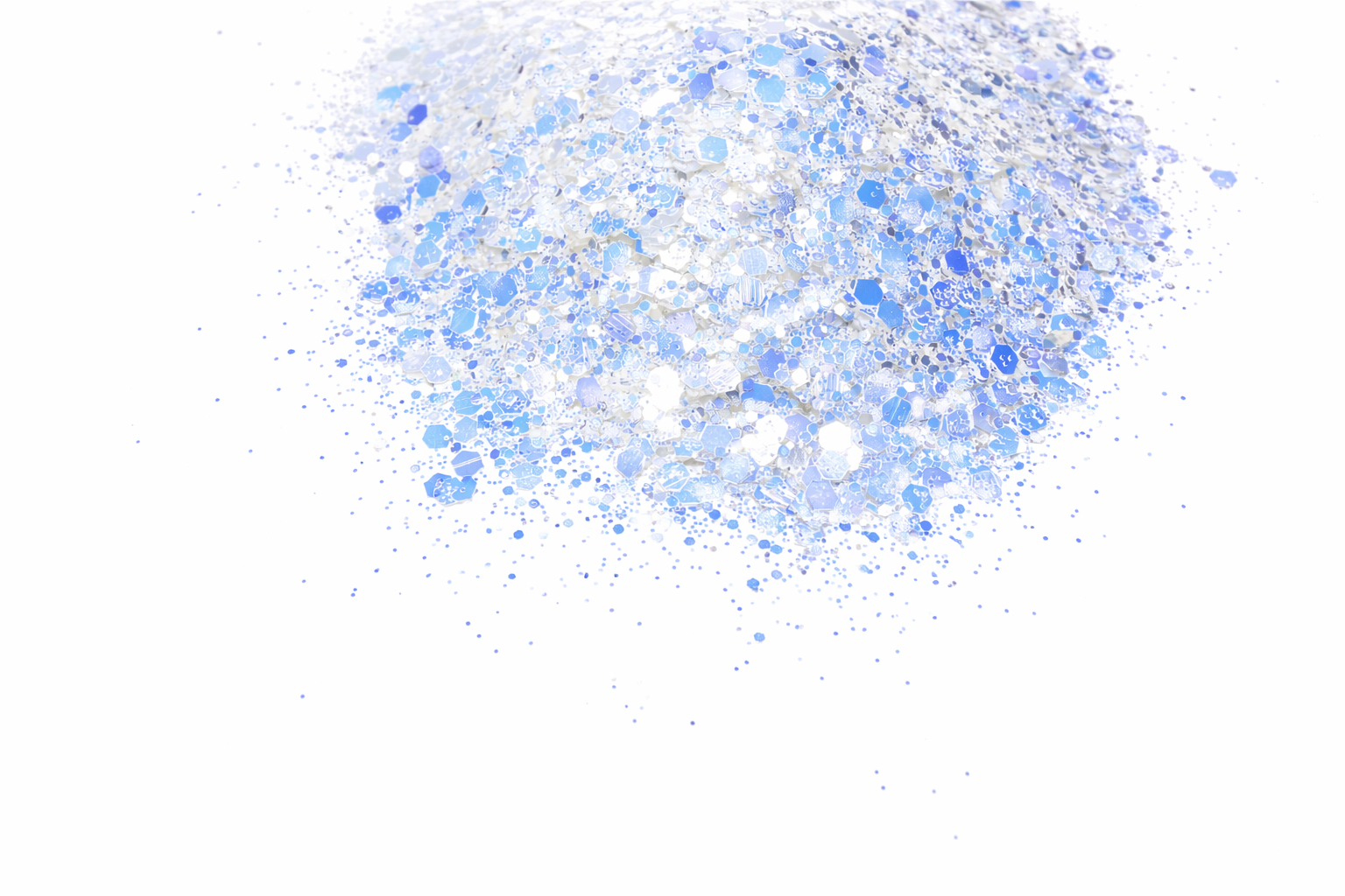 French Pearl Cocktail white chameleon chunky mix glitter