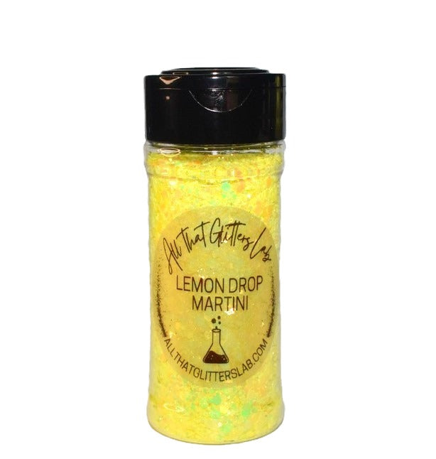 Lemon Drop Martini yellow chameleon chunky mix glitter