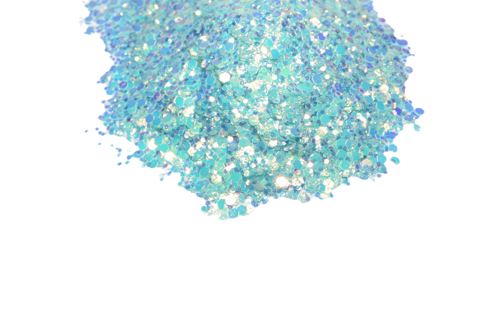 Spa Water green glow in the dark chunky mix glitter