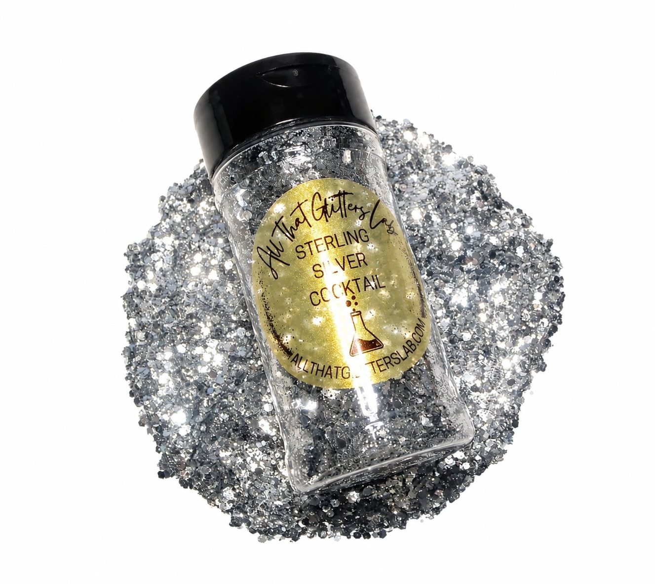 Sterling Silver Cocktail glitter