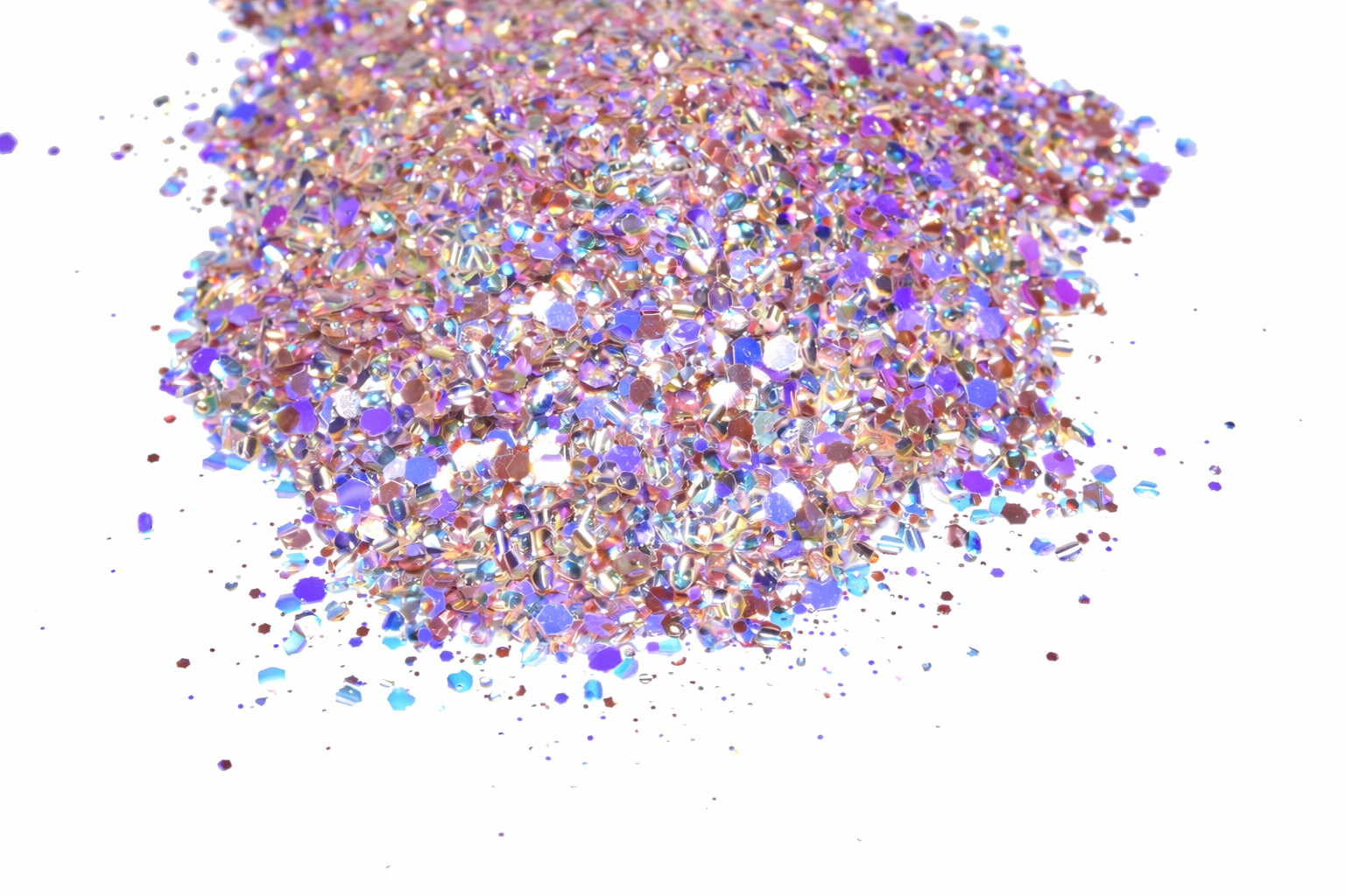 Fantasia yellow iridescent chunky mix glitter