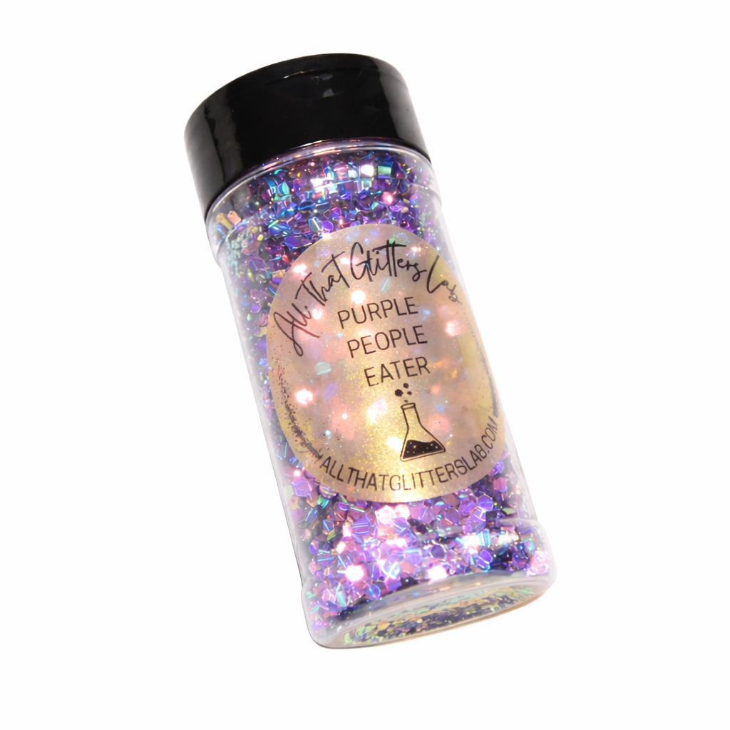 Purple People Eater purple holographic chunky mix glitter