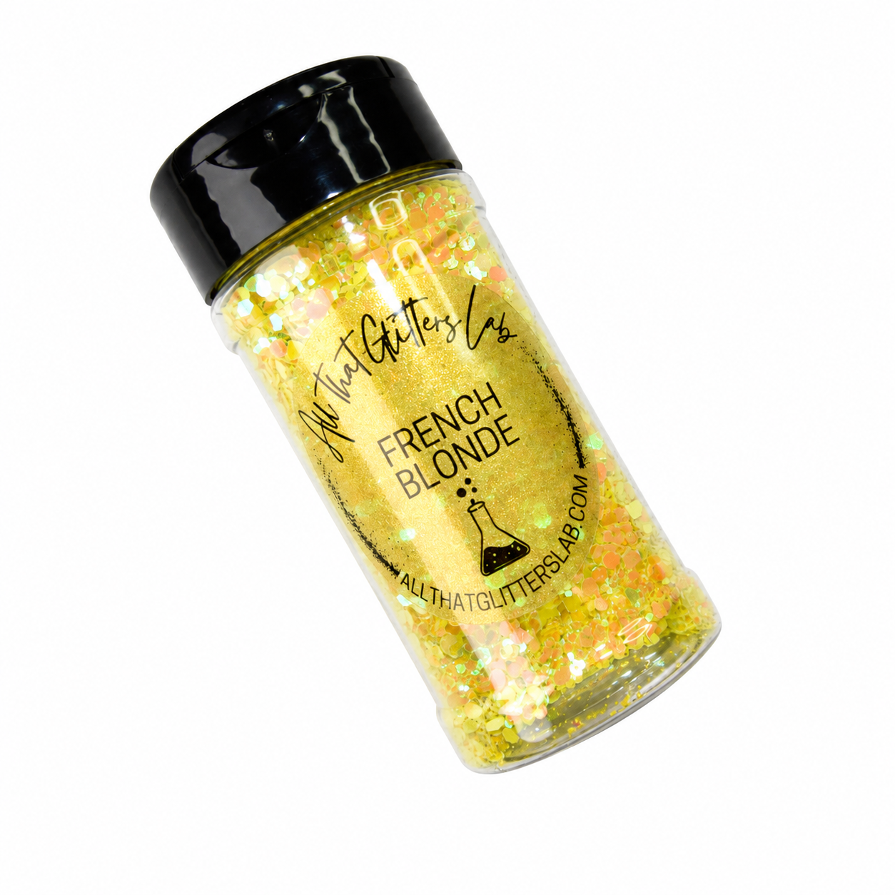 French Blonde glitter