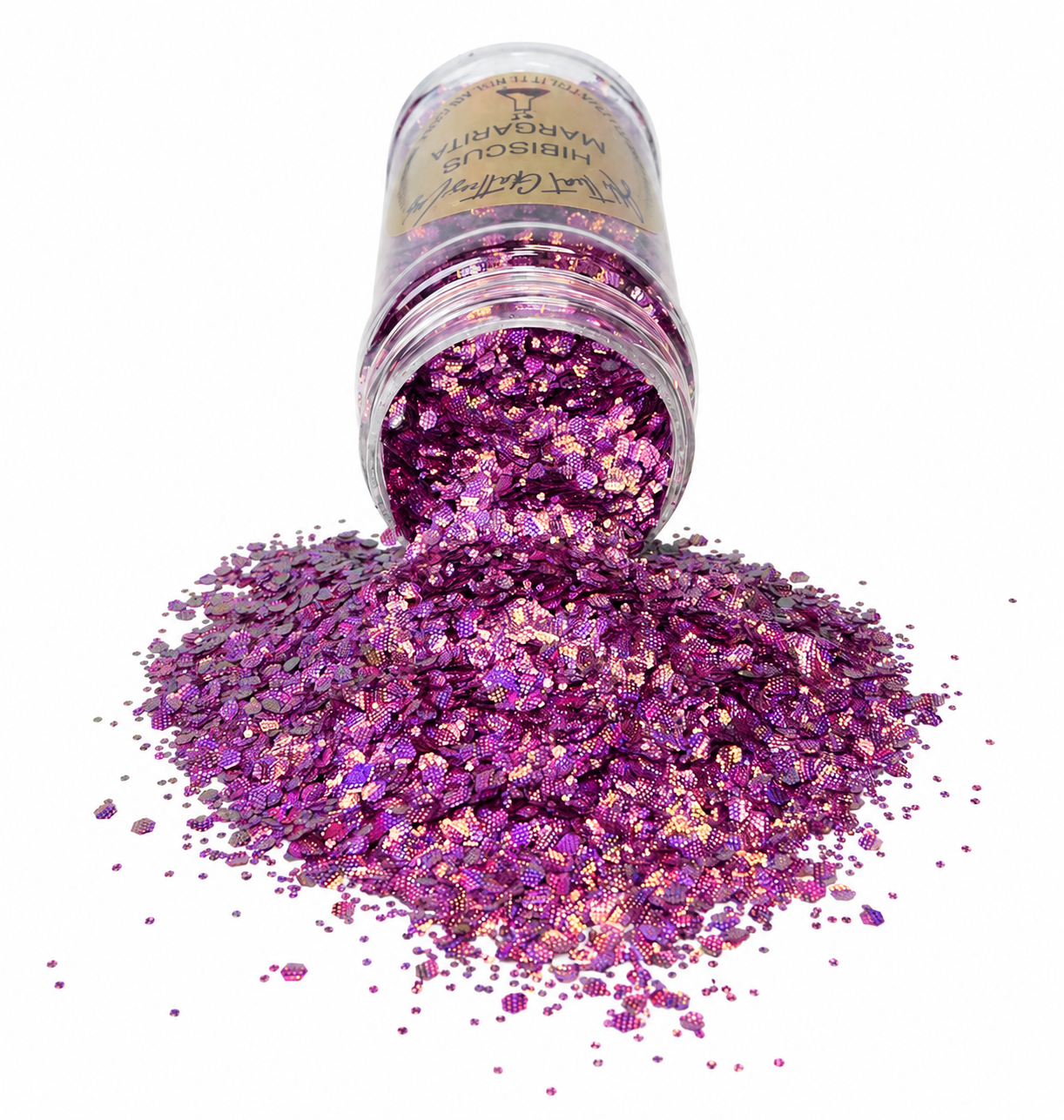 Hibiscus Margarita pink chameleon chunky mix glitter
