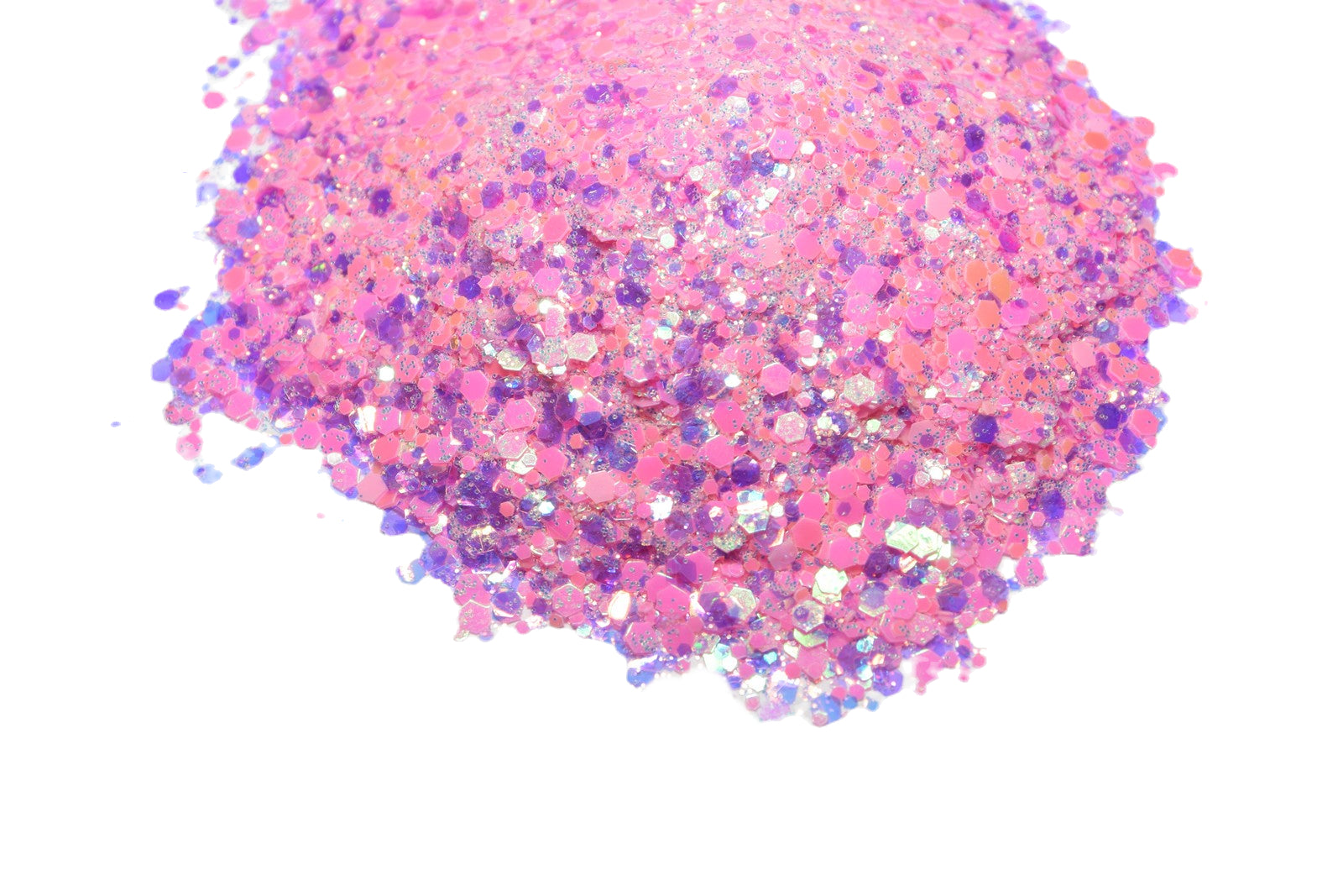 Floridita yellow glow in the dark chunky mix glitter
