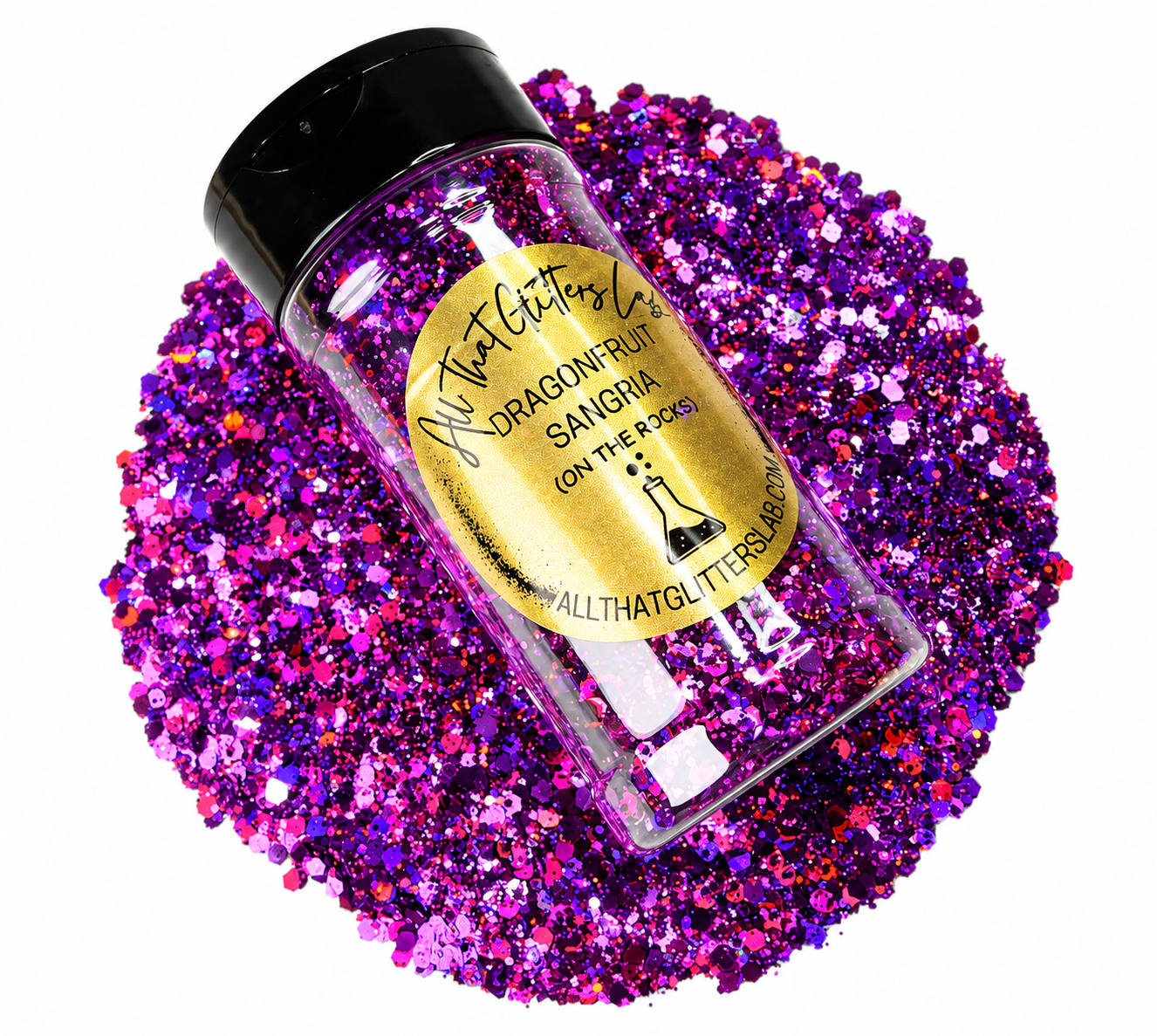 Dragonfruit Sangria (On The Rocks) glitter