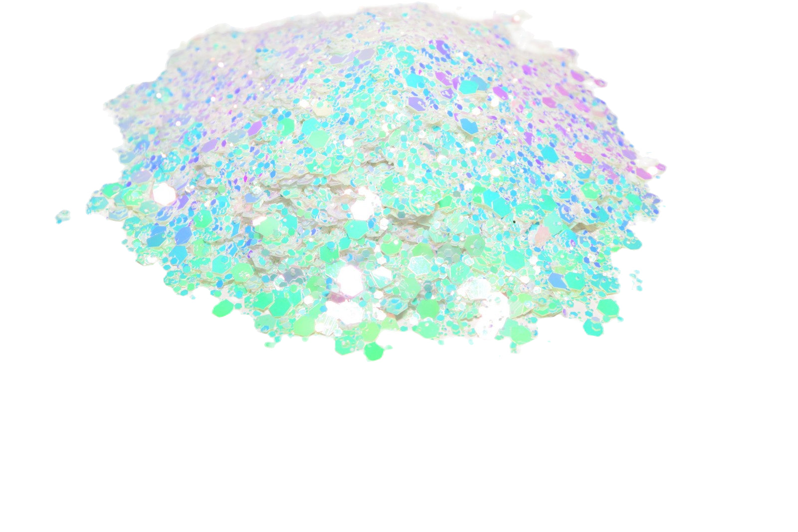 Siren's Sea Foam Cocktail green chameleon chunky mix glitter